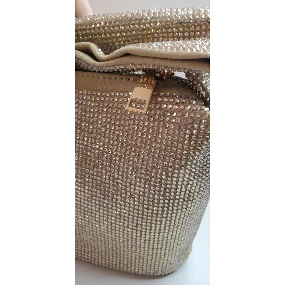 Rhinestone Bow Clutch Hobo Bag for Women Evening Handbag‎
